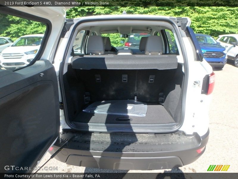Diamond White / Medium Stone 2019 Ford EcoSport S 4WD