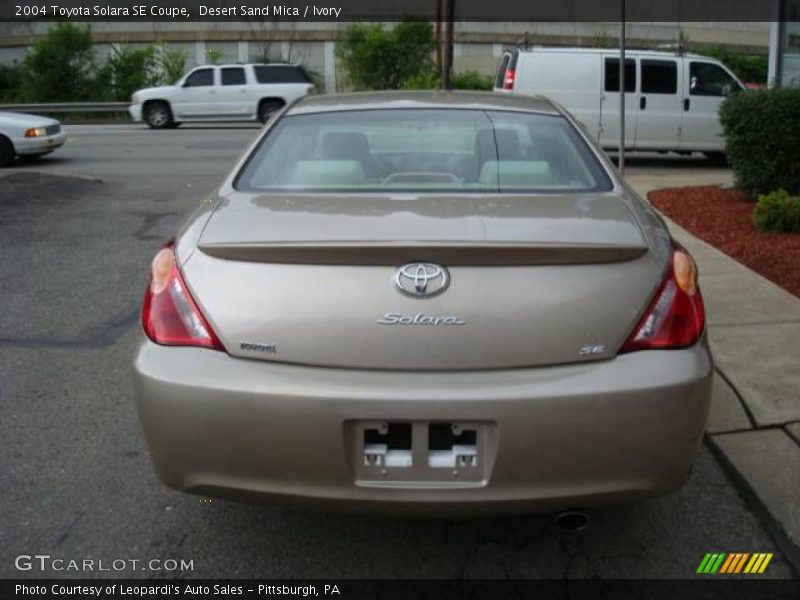 Desert Sand Mica / Ivory 2004 Toyota Solara SE Coupe