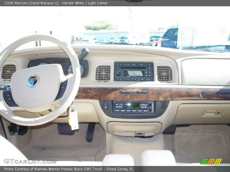 Vibrant White / Light Camel 2006 Mercury Grand Marquis LS