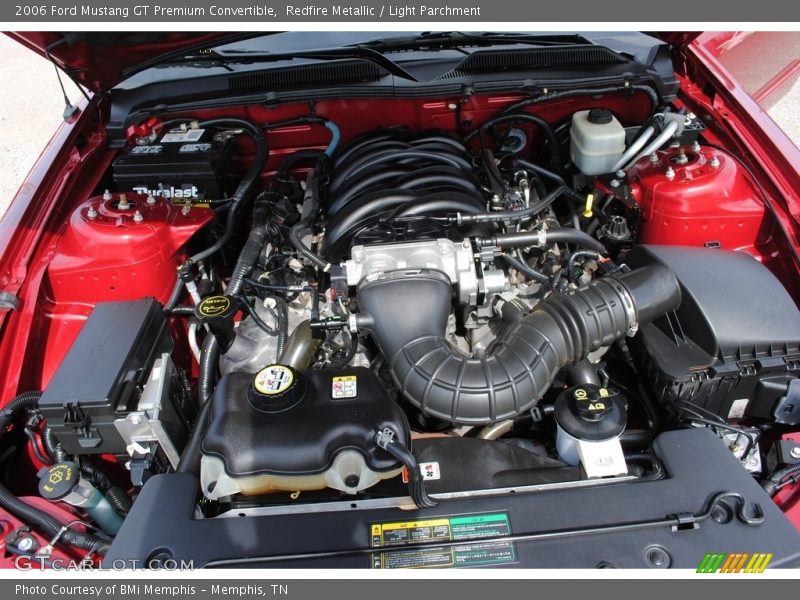 Redfire Metallic / Light Parchment 2006 Ford Mustang GT Premium Convertible