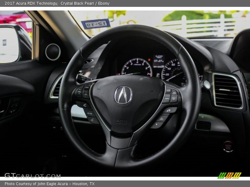 Crystal Black Pearl / Ebony 2017 Acura RDX Technology