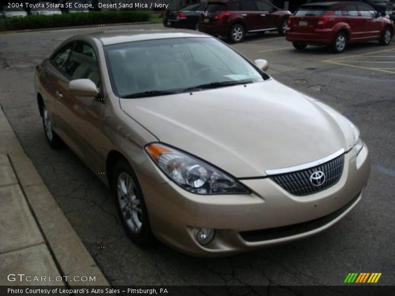 Desert Sand Mica / Ivory 2004 Toyota Solara SE Coupe