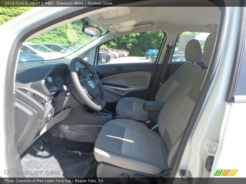 Diamond White / Medium Stone 2019 Ford EcoSport S 4WD