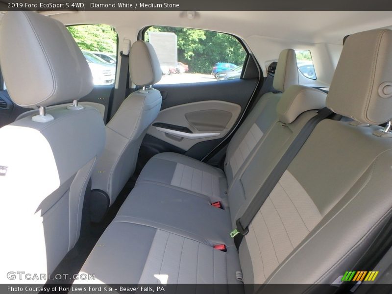 Diamond White / Medium Stone 2019 Ford EcoSport S 4WD