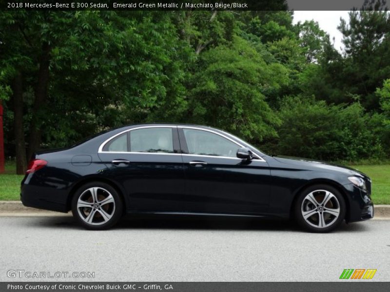 Emerald Green Metallic / Macchiato Beige/Black 2018 Mercedes-Benz E 300 Sedan