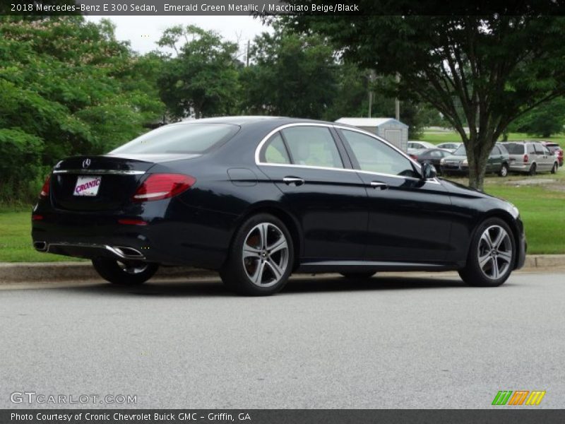 Emerald Green Metallic / Macchiato Beige/Black 2018 Mercedes-Benz E 300 Sedan