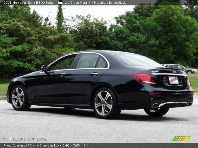 Emerald Green Metallic / Macchiato Beige/Black 2018 Mercedes-Benz E 300 Sedan