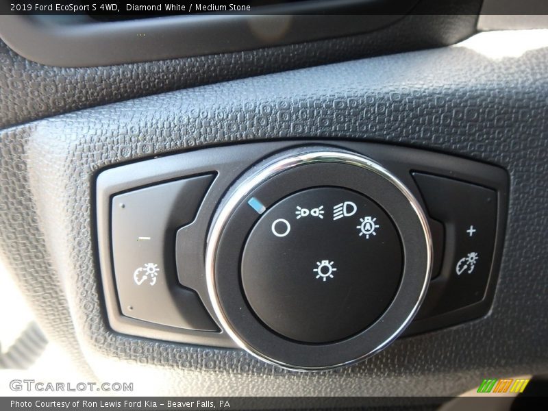 Diamond White / Medium Stone 2019 Ford EcoSport S 4WD