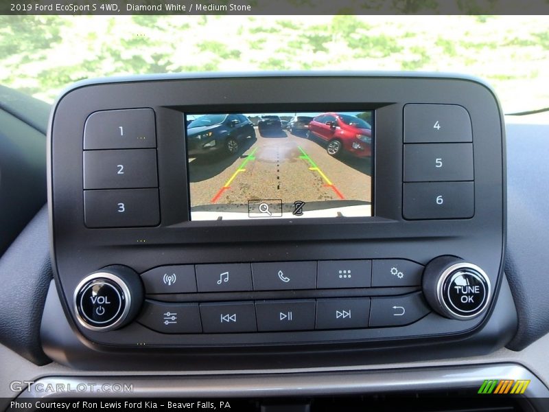 Diamond White / Medium Stone 2019 Ford EcoSport S 4WD
