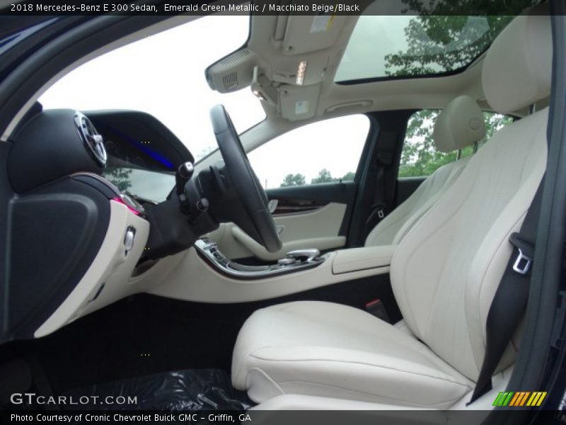 Emerald Green Metallic / Macchiato Beige/Black 2018 Mercedes-Benz E 300 Sedan