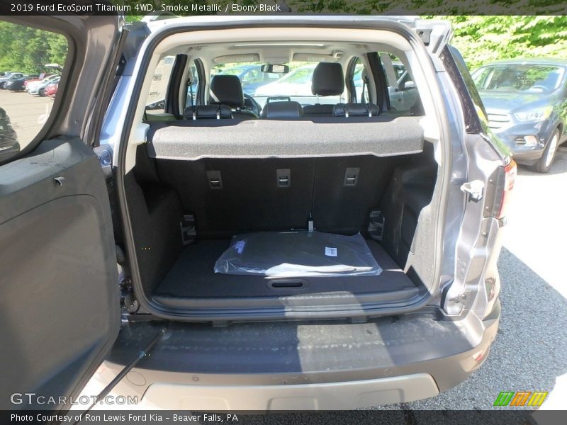 Smoke Metallic / Ebony Black 2019 Ford EcoSport Titanium 4WD