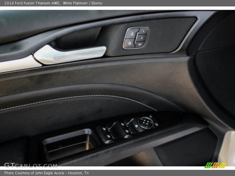 White Platinum / Ebony 2019 Ford Fusion Titanium AWD