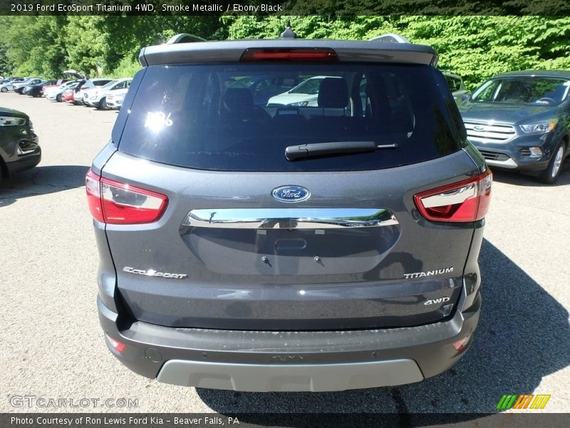 Smoke Metallic / Ebony Black 2019 Ford EcoSport Titanium 4WD