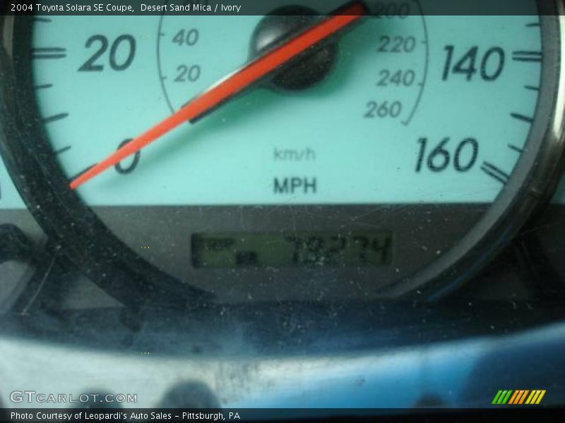 Desert Sand Mica / Ivory 2004 Toyota Solara SE Coupe