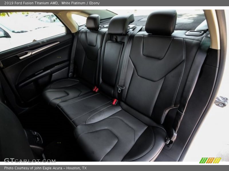White Platinum / Ebony 2019 Ford Fusion Titanium AWD