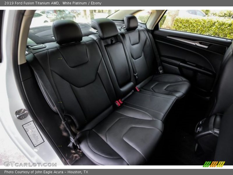 White Platinum / Ebony 2019 Ford Fusion Titanium AWD