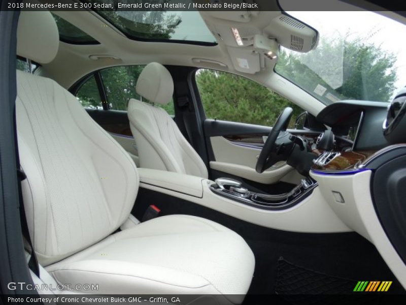 Emerald Green Metallic / Macchiato Beige/Black 2018 Mercedes-Benz E 300 Sedan