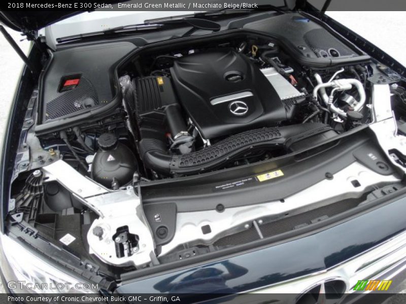 Emerald Green Metallic / Macchiato Beige/Black 2018 Mercedes-Benz E 300 Sedan