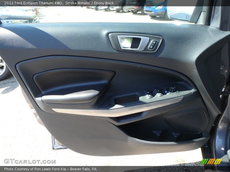 Smoke Metallic / Ebony Black 2019 Ford EcoSport Titanium 4WD