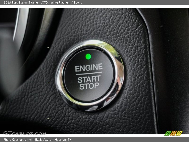 White Platinum / Ebony 2019 Ford Fusion Titanium AWD