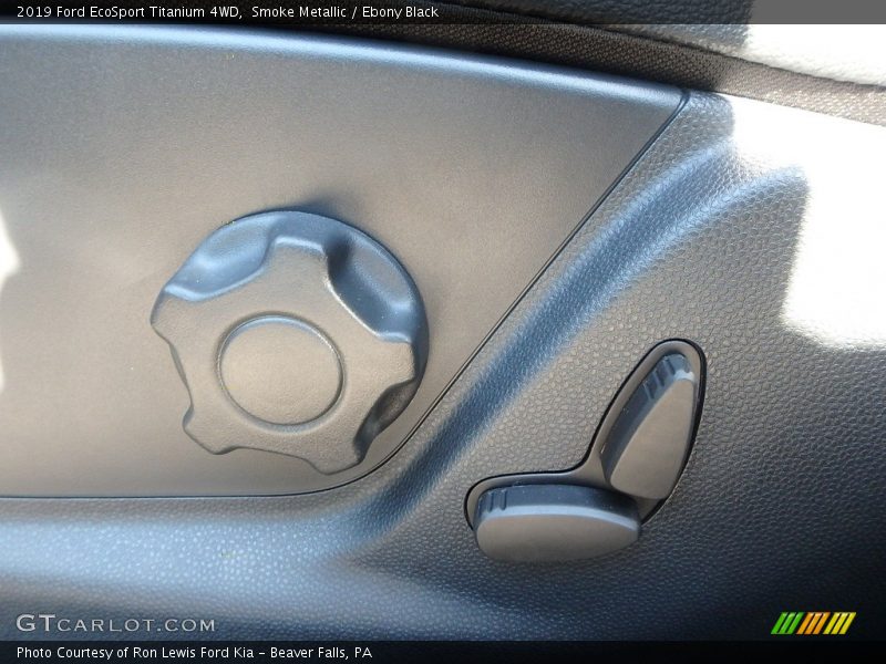 Smoke Metallic / Ebony Black 2019 Ford EcoSport Titanium 4WD