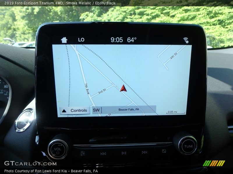 Smoke Metallic / Ebony Black 2019 Ford EcoSport Titanium 4WD