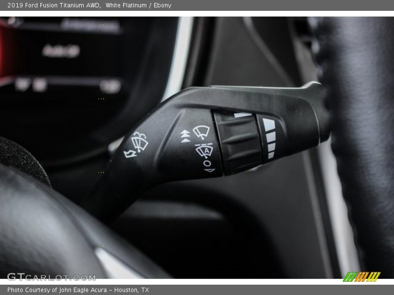 White Platinum / Ebony 2019 Ford Fusion Titanium AWD