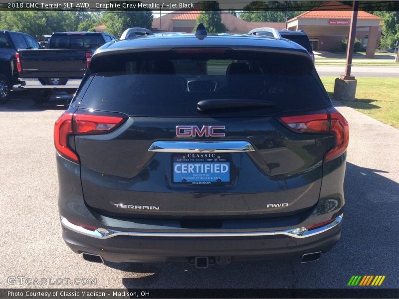 Graphite Gray Metallic / ­Jet Black 2018 GMC Terrain SLT AWD