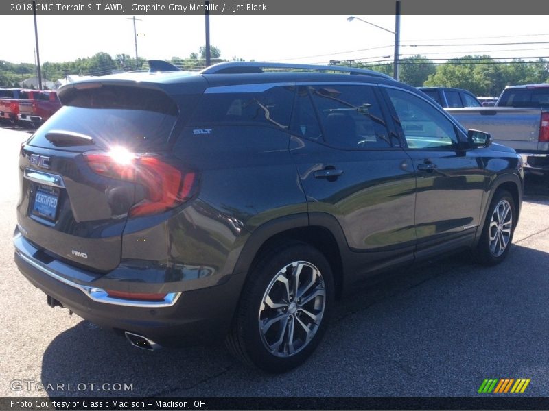 Graphite Gray Metallic / ­Jet Black 2018 GMC Terrain SLT AWD