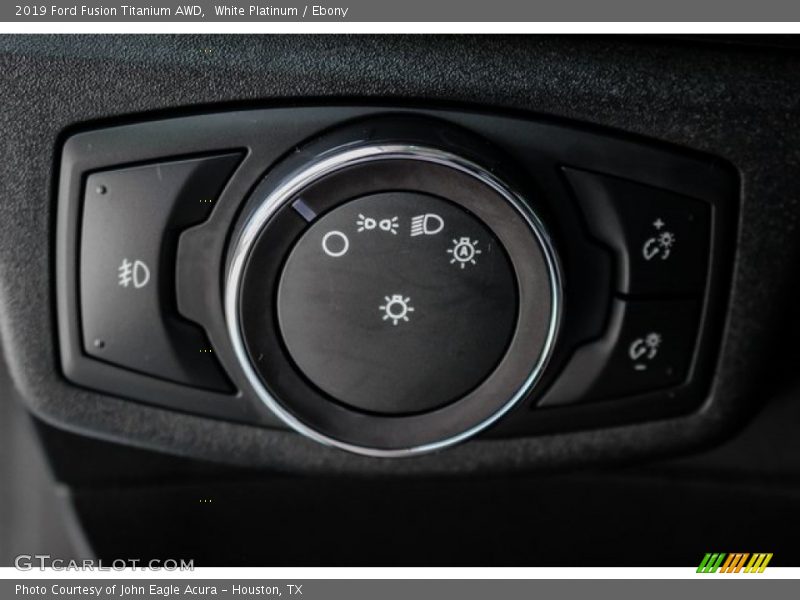 White Platinum / Ebony 2019 Ford Fusion Titanium AWD