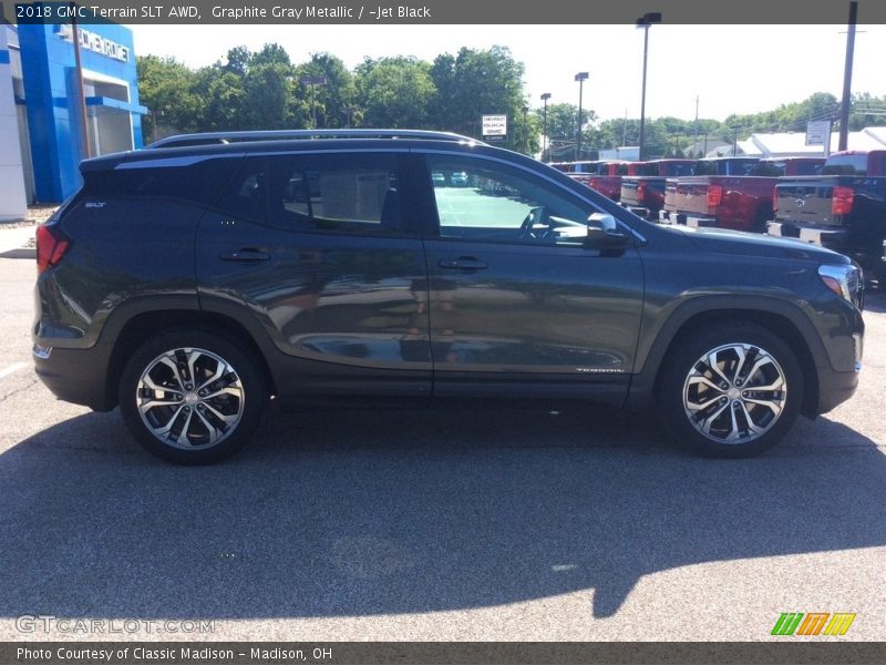 Graphite Gray Metallic / ­Jet Black 2018 GMC Terrain SLT AWD