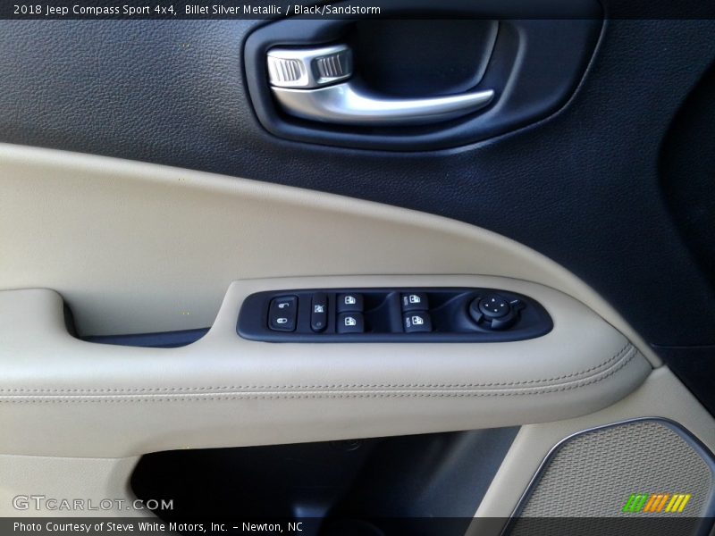 Billet Silver Metallic / Black/Sandstorm 2018 Jeep Compass Sport 4x4