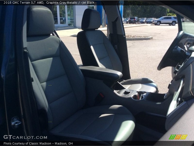 Graphite Gray Metallic / ­Jet Black 2018 GMC Terrain SLT AWD