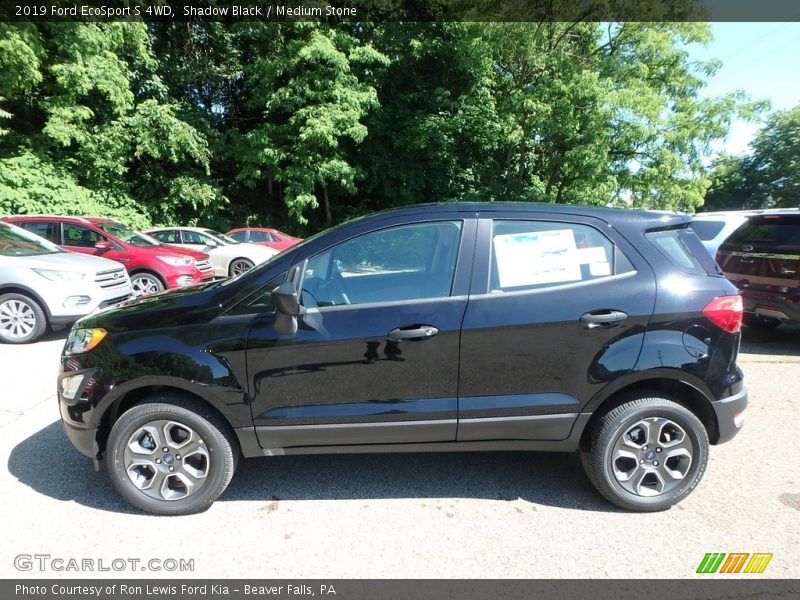 Shadow Black / Medium Stone 2019 Ford EcoSport S 4WD