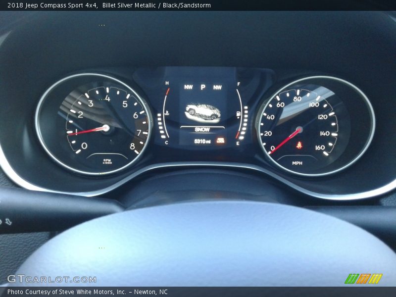 Billet Silver Metallic / Black/Sandstorm 2018 Jeep Compass Sport 4x4