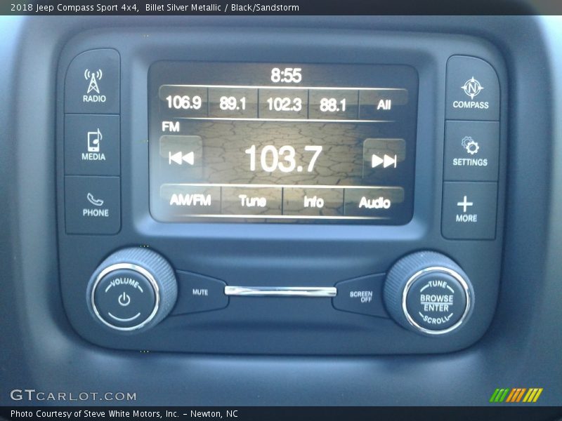 Billet Silver Metallic / Black/Sandstorm 2018 Jeep Compass Sport 4x4