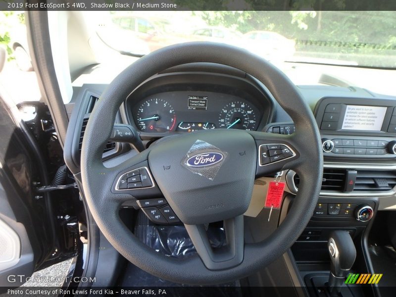 Shadow Black / Medium Stone 2019 Ford EcoSport S 4WD