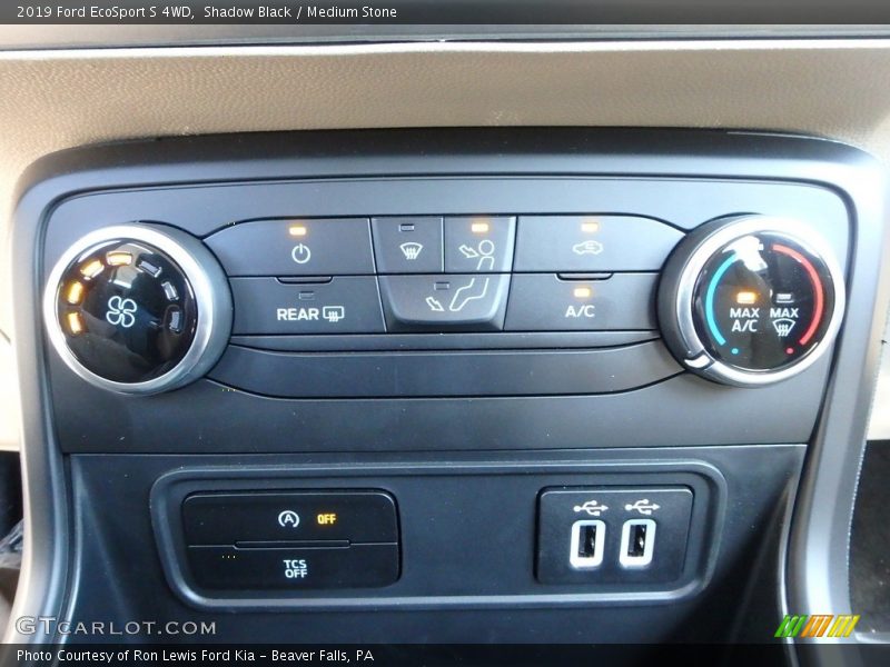 Shadow Black / Medium Stone 2019 Ford EcoSport S 4WD