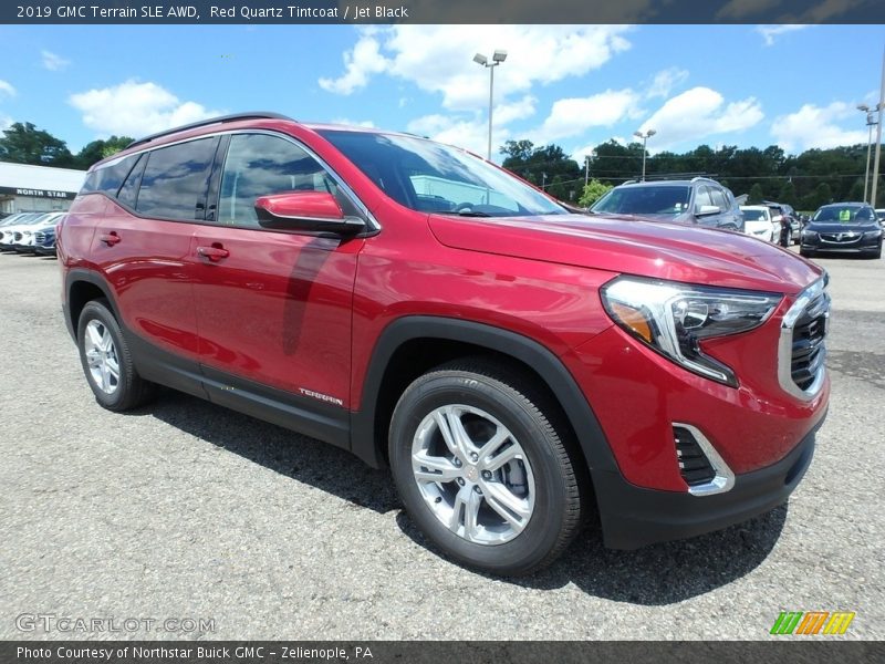 Red Quartz Tintcoat / Jet Black 2019 GMC Terrain SLE AWD