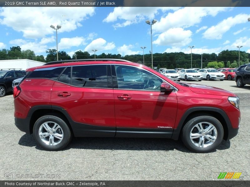 Red Quartz Tintcoat / Jet Black 2019 GMC Terrain SLE AWD