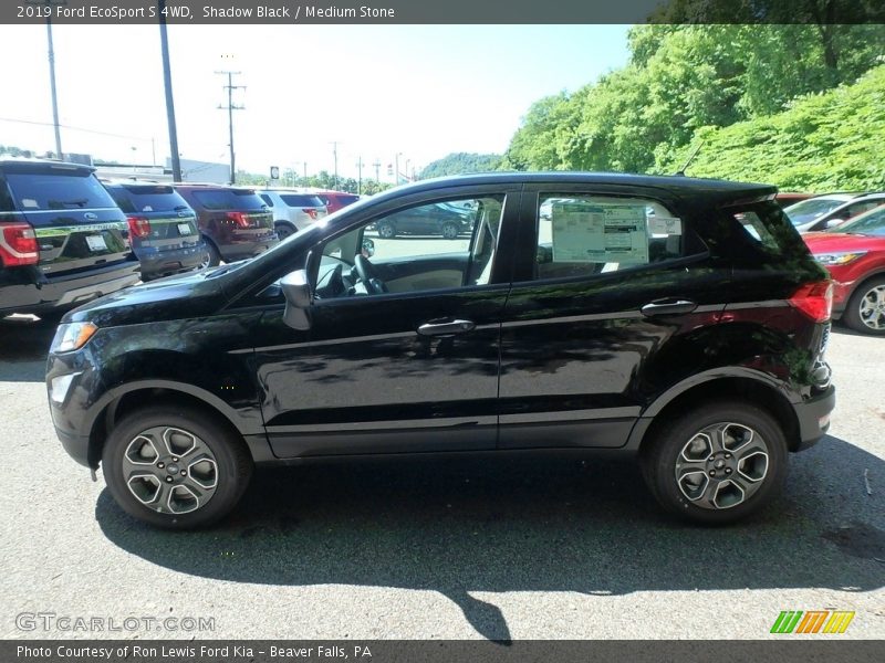 Shadow Black / Medium Stone 2019 Ford EcoSport S 4WD