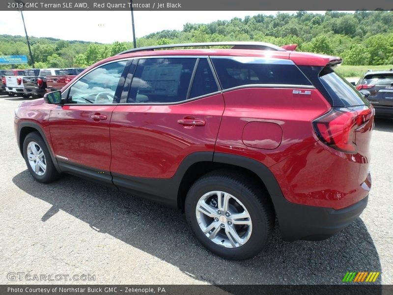 Red Quartz Tintcoat / Jet Black 2019 GMC Terrain SLE AWD