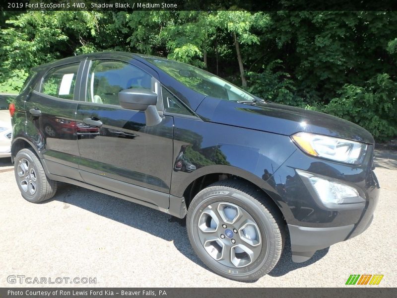 Shadow Black / Medium Stone 2019 Ford EcoSport S 4WD