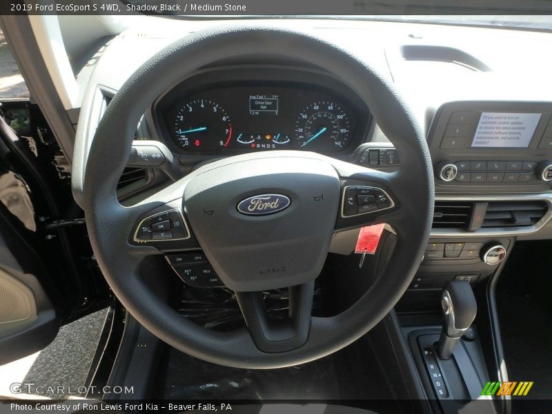 Shadow Black / Medium Stone 2019 Ford EcoSport S 4WD
