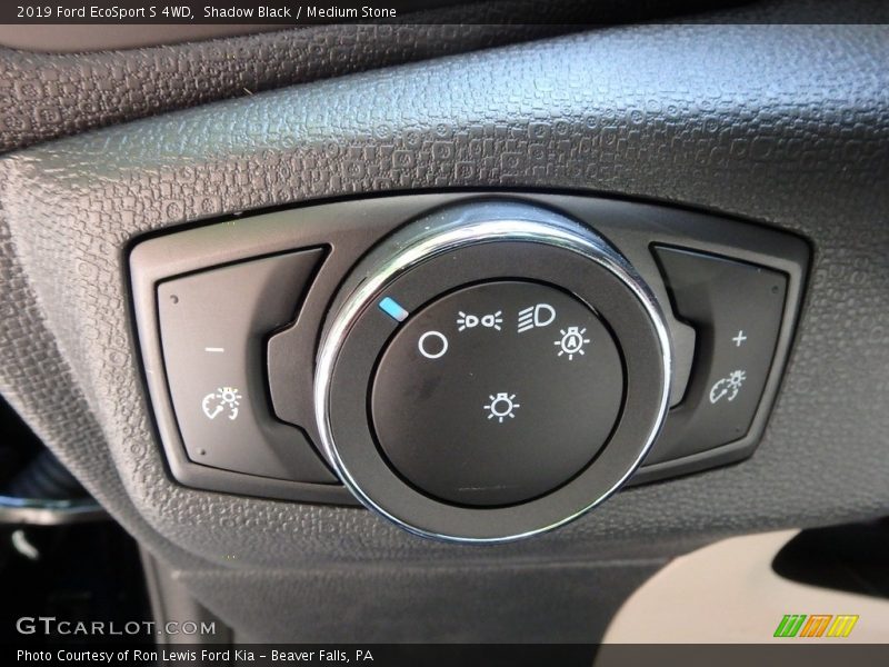 Shadow Black / Medium Stone 2019 Ford EcoSport S 4WD
