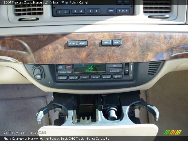 Vibrant White / Light Camel 2006 Mercury Grand Marquis LS
