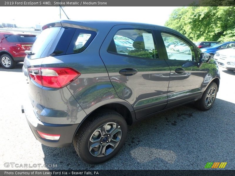 Smoke Metallic / Medium Stone 2019 Ford EcoSport S 4WD