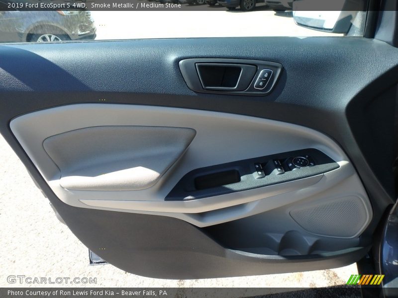 Smoke Metallic / Medium Stone 2019 Ford EcoSport S 4WD