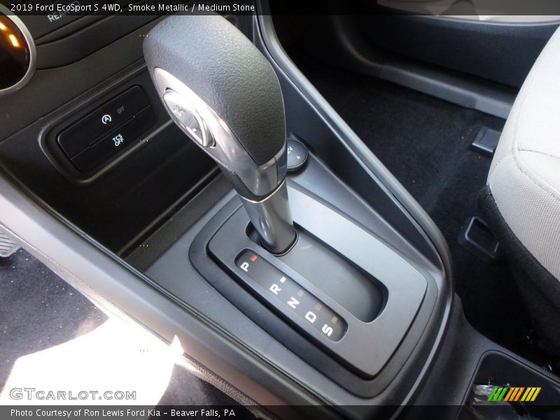 Smoke Metallic / Medium Stone 2019 Ford EcoSport S 4WD