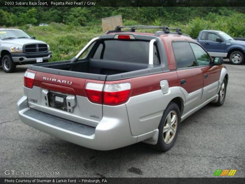 Regatta Red Pearl / Gray 2003 Subaru Baja Sport